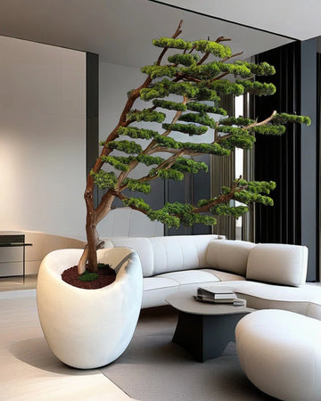 Yapay Bonsai Ağacı Şaramiki Rüzgar 2