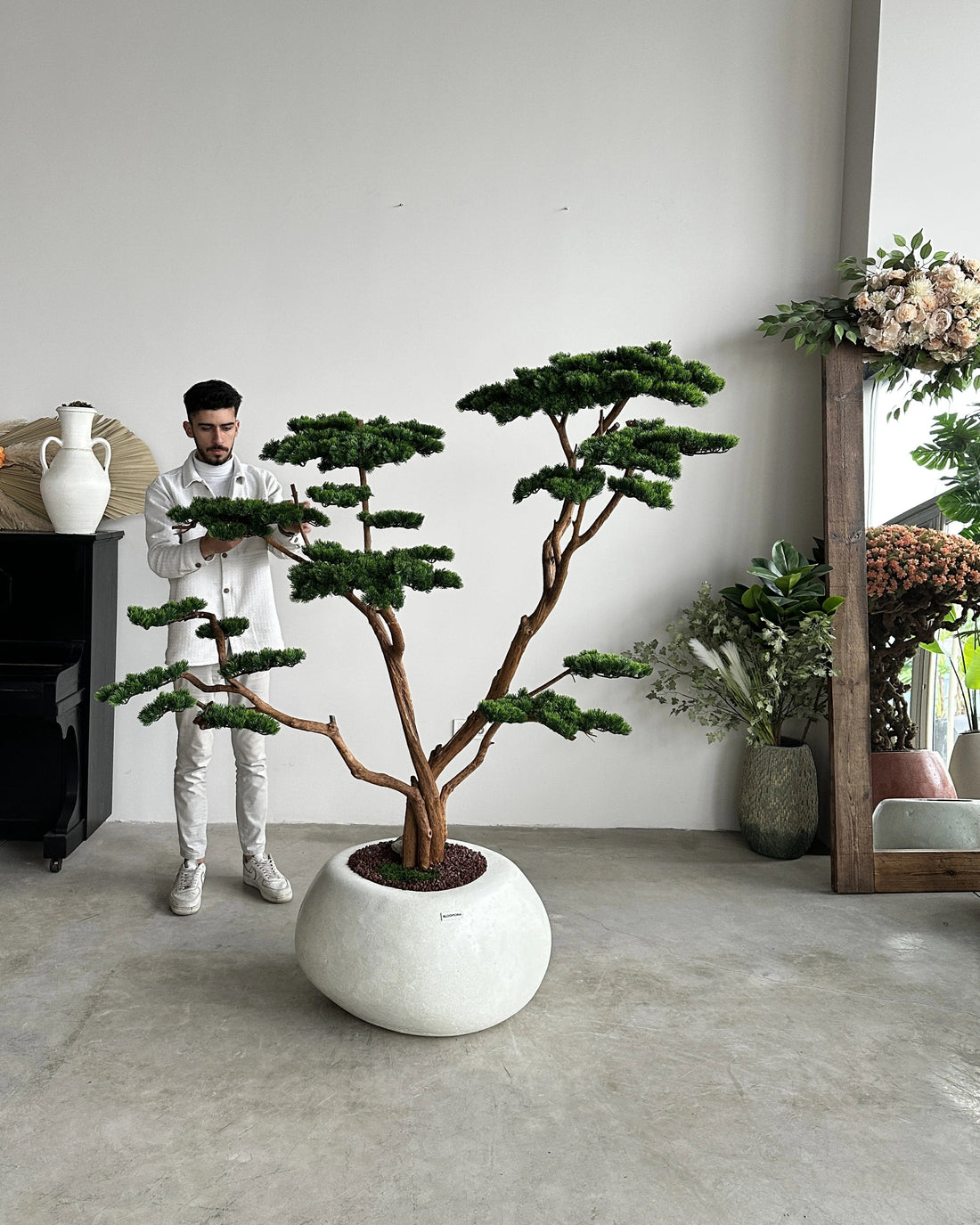 Yapay Bonsai Ağacı Mont Blanc Grande