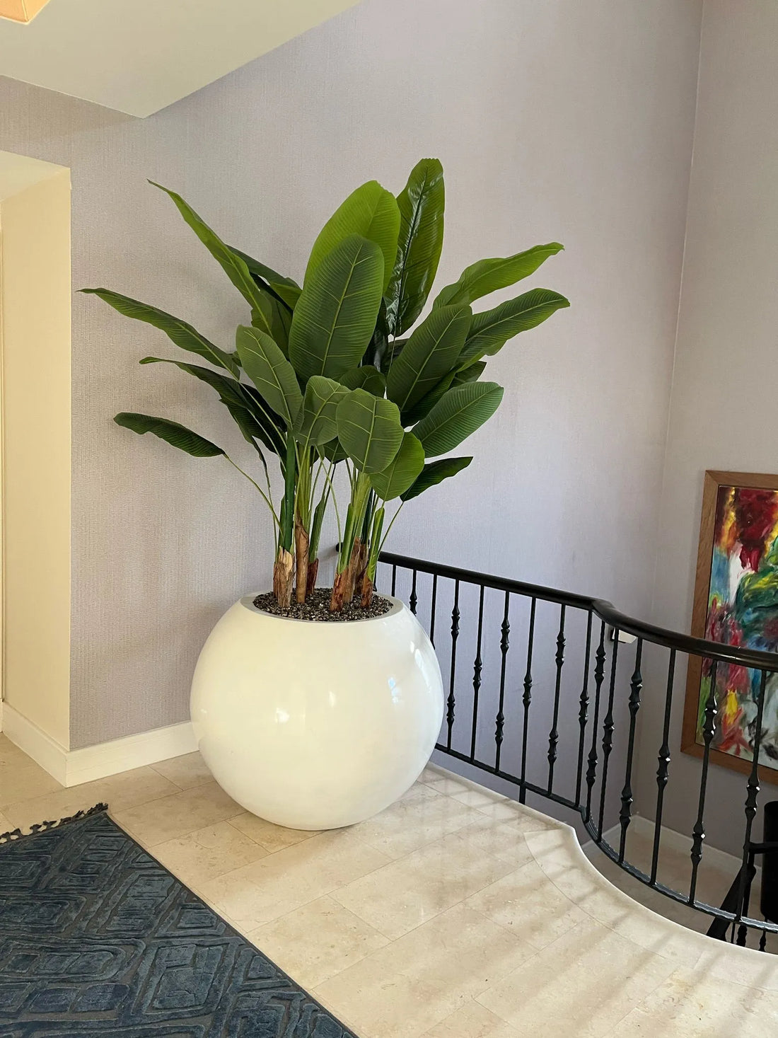 Fiber saksı Top