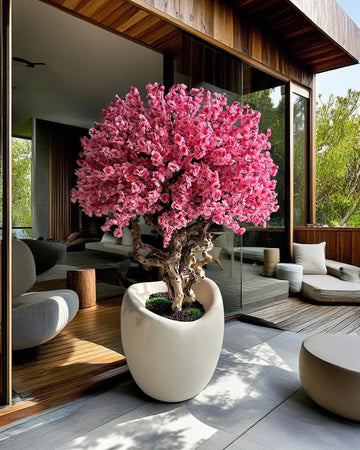 Yapay Çiçek Ağacı Sakura Bonsai Grande