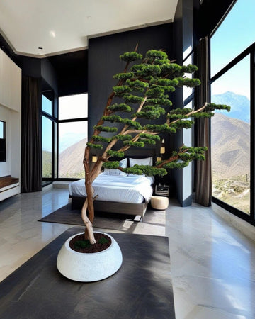Yapay Bonsai Ağacı Şaramiki Rüzgar 1