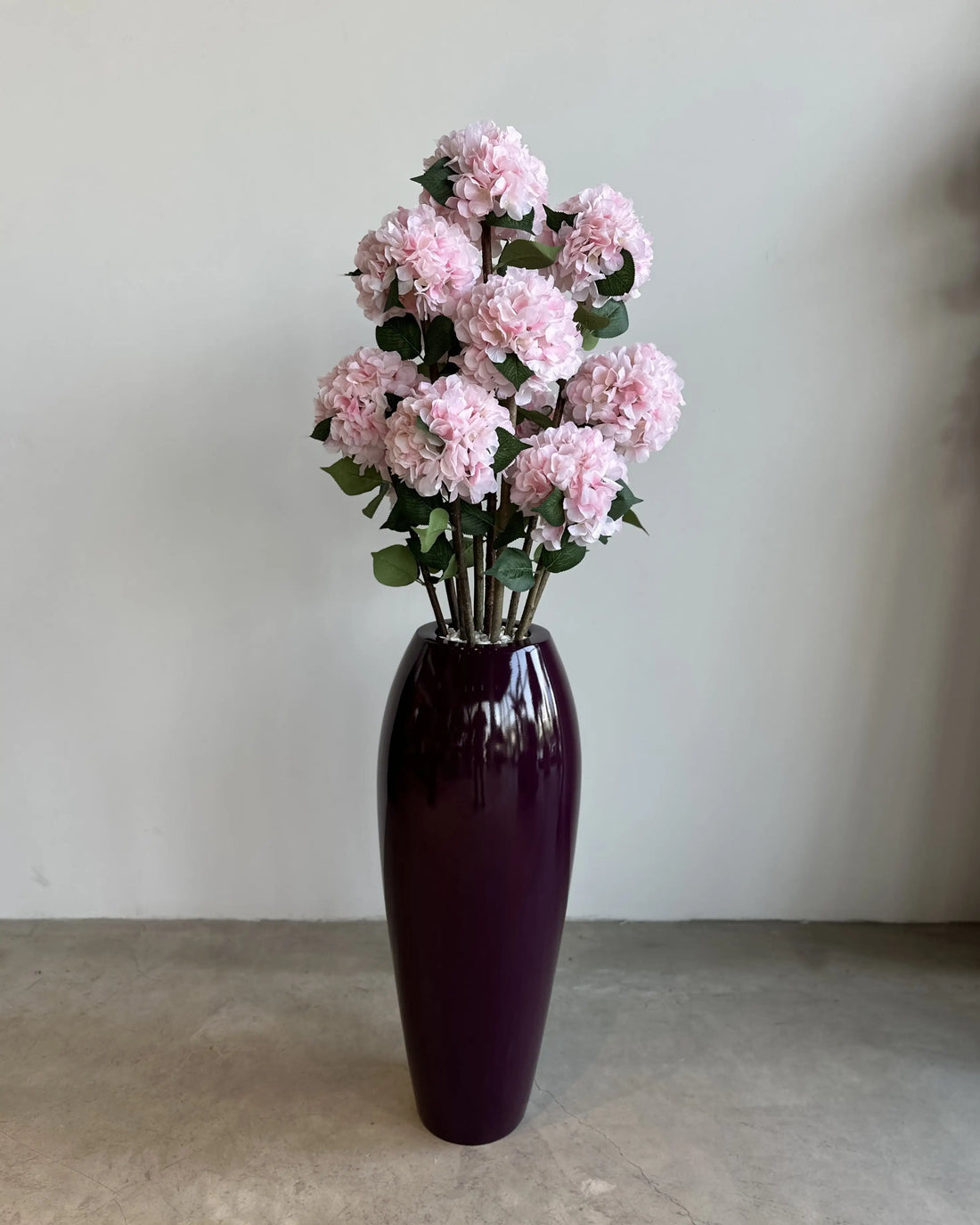 Yapay Çiçek Ortanca Çalısı Royal pink mor Kayro 11