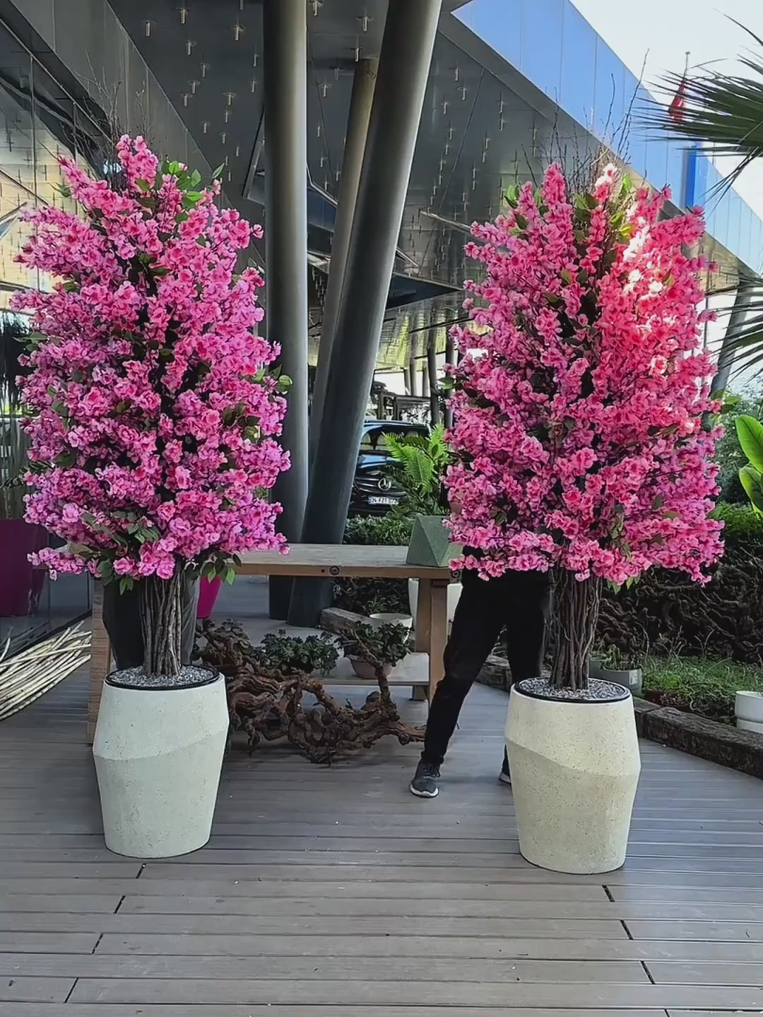 Yapay Çiçek Ağacı Sakura Royal Pink
