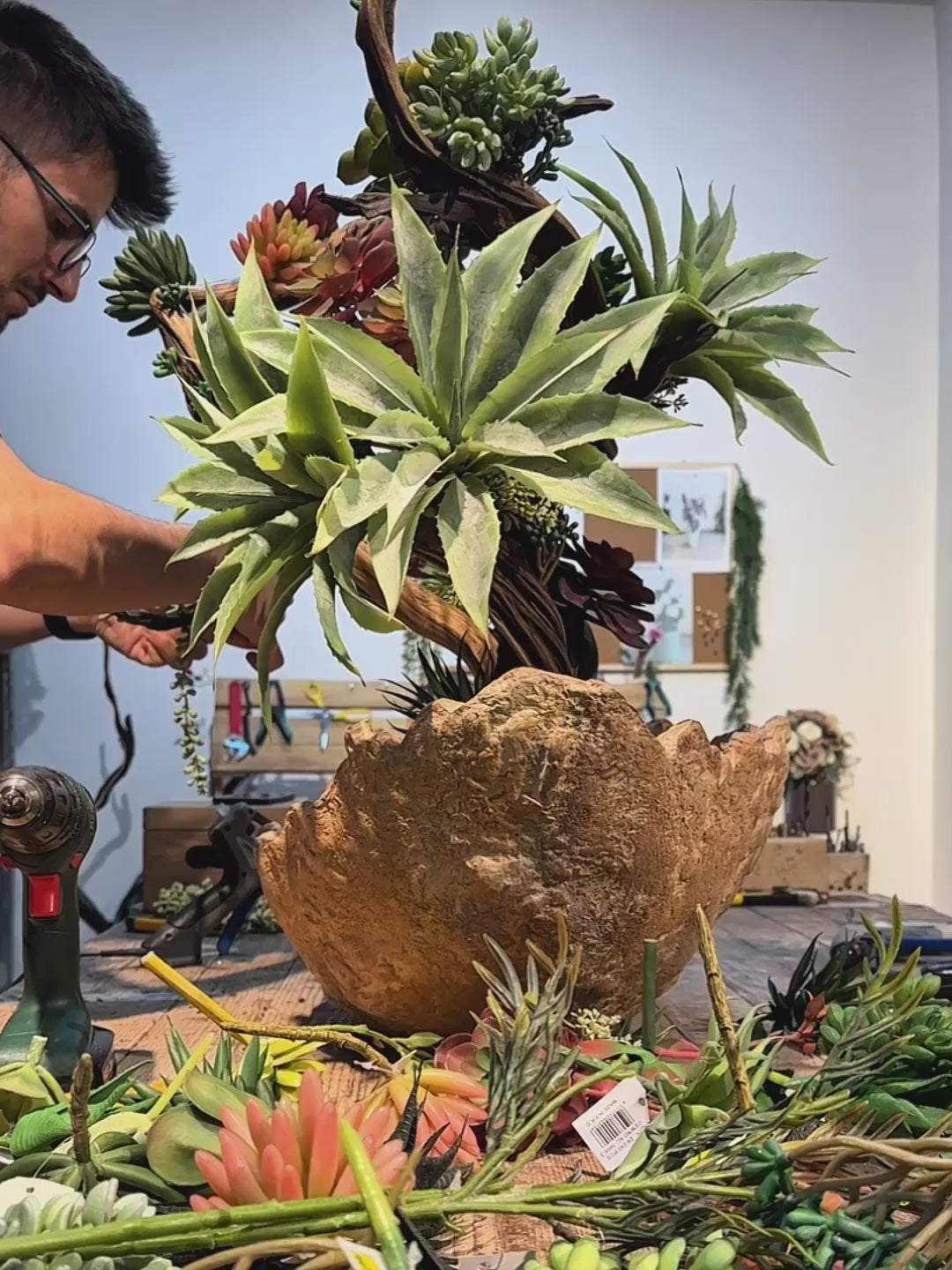 Zen Aman Succulent Arrangement — Lava Collection