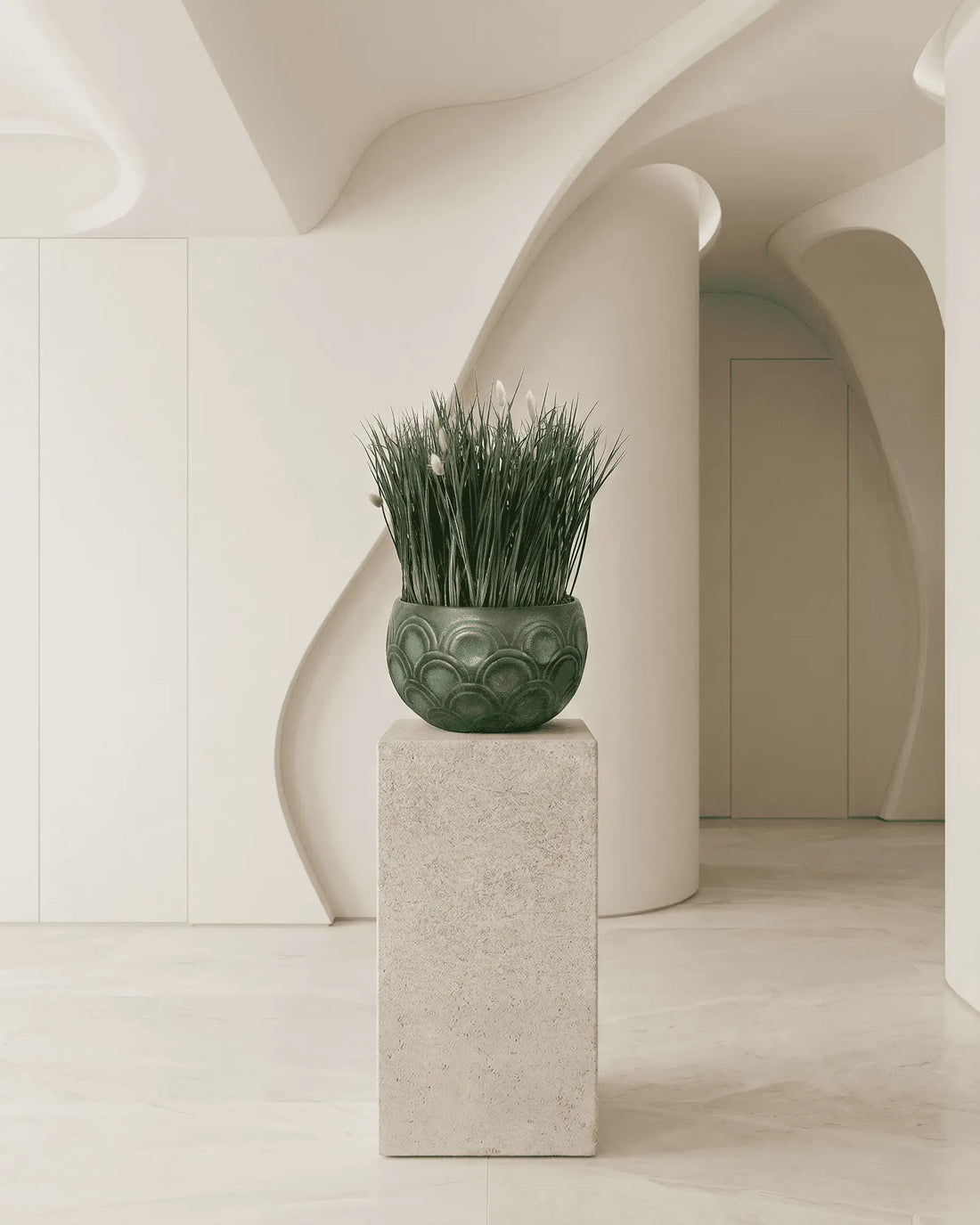 Oxide Verde Çim Aranjmanı