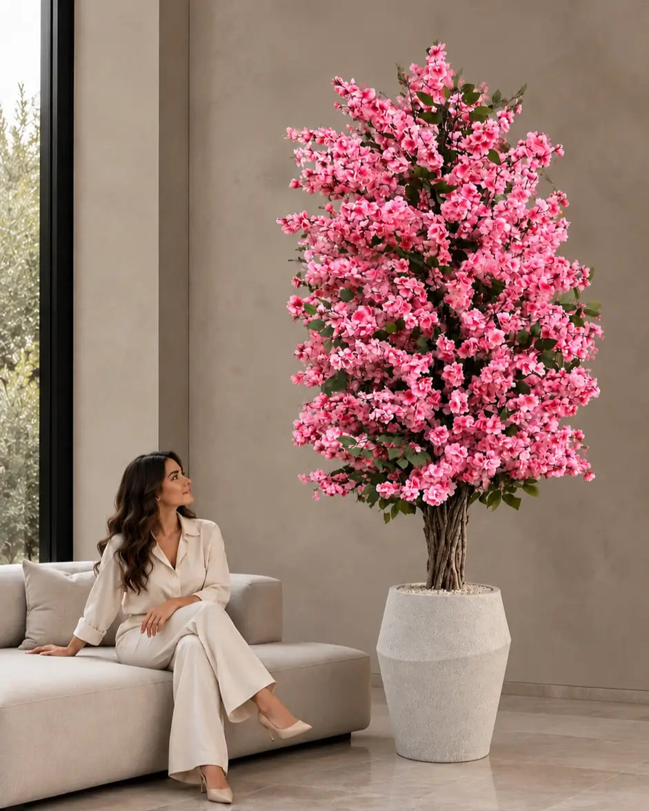 Yapay Çiçek Ağacı Sakura Royal Pink