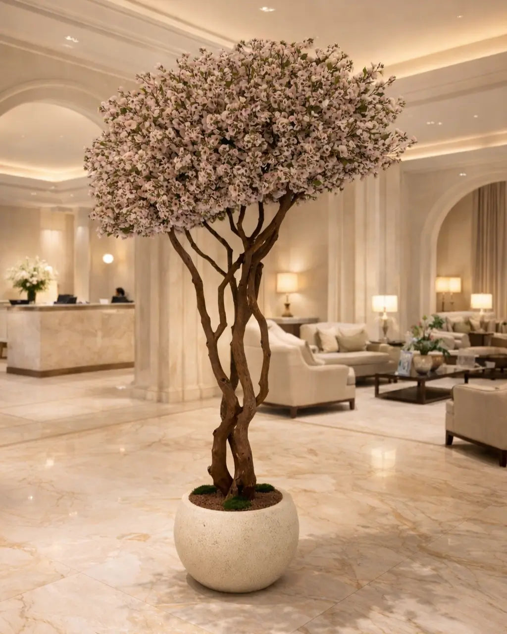 Yapay Çiçek Ağacı Sakura Anemonus Grande