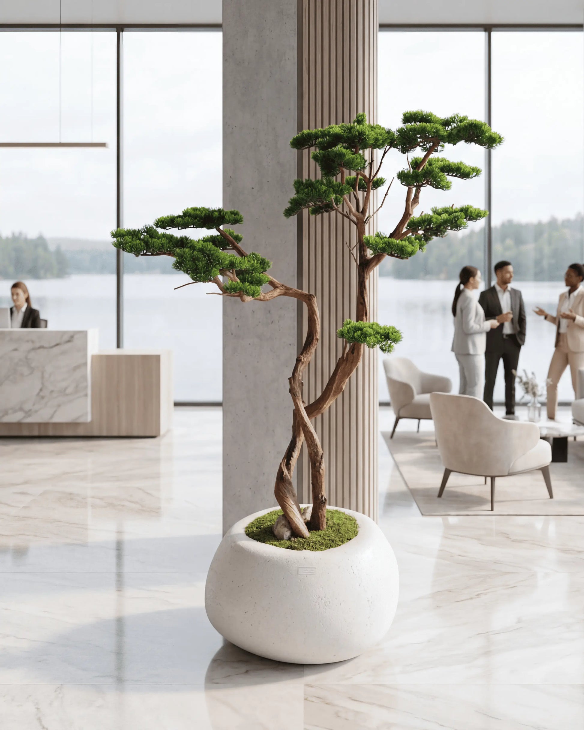 Yapay Bonsai Ağacı Mont Blanc